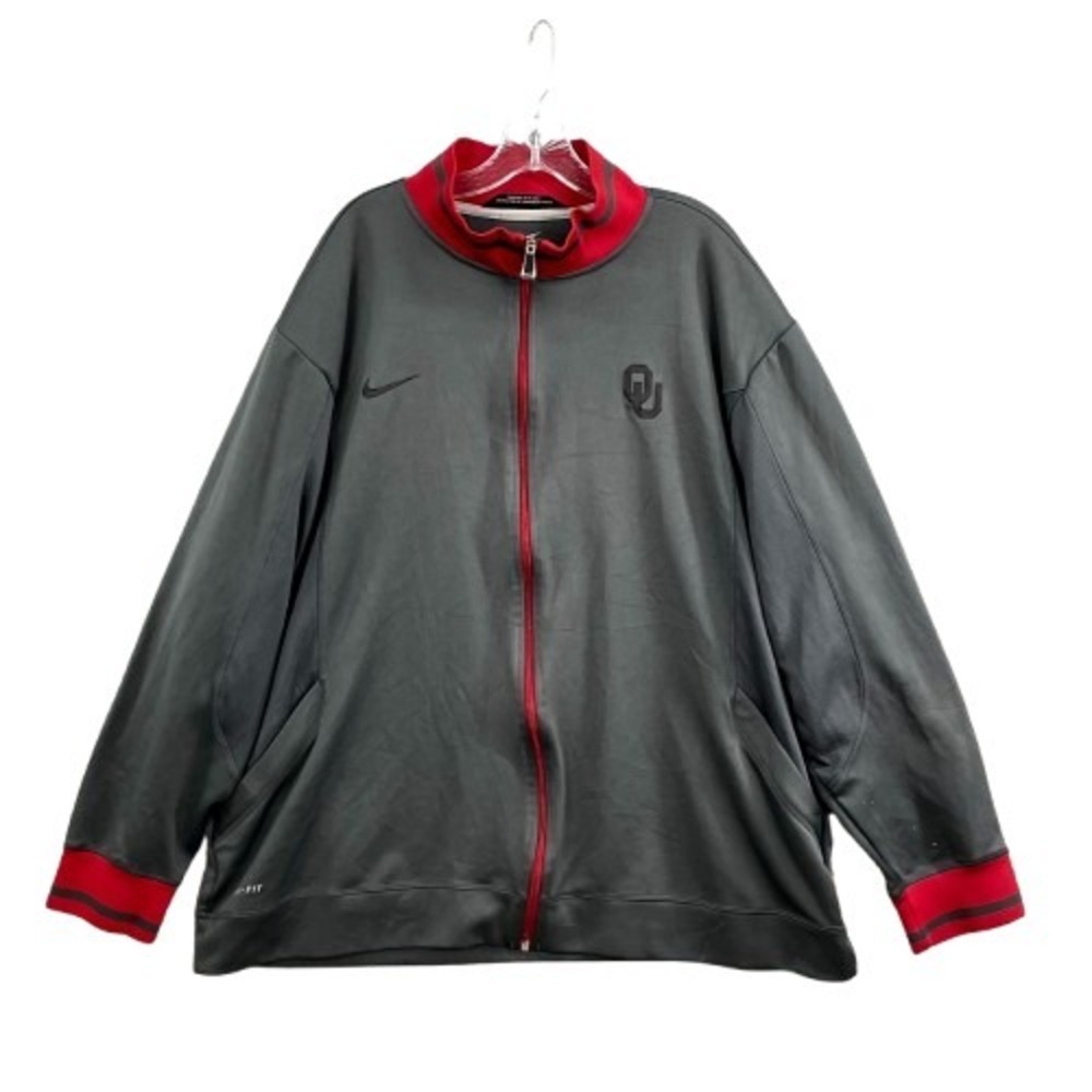 Nike Oklahoma Sooners Track Jacket Mens 3XL Football NCAA Performance Athleisure